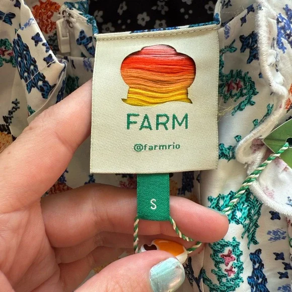 FARM Rio Multicolor Patchwork Jumpsuit - Picture 7 of 8